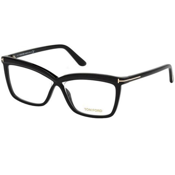 Tom Ford Accessories - Tom Ford Eyeglasses Shiny Black w/Demo Lens